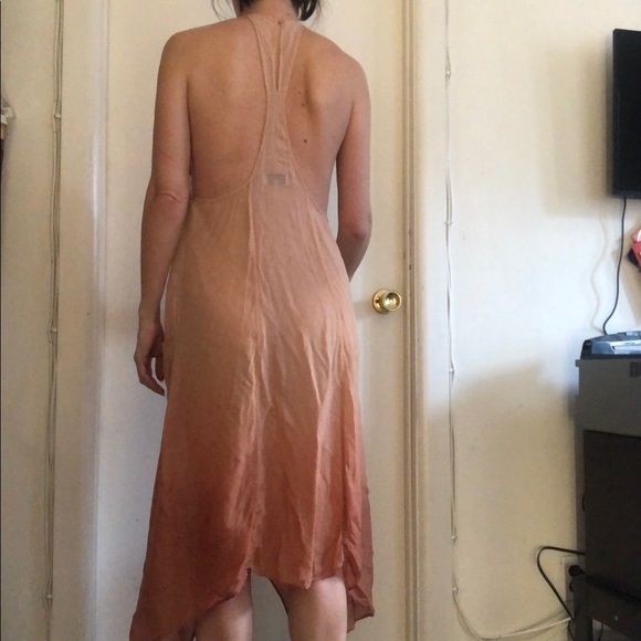 ❤️UO Urban Outfitters Out from Under Halter Dress Tunic Top Pockets Asymmetrical - Picture 2 of 8